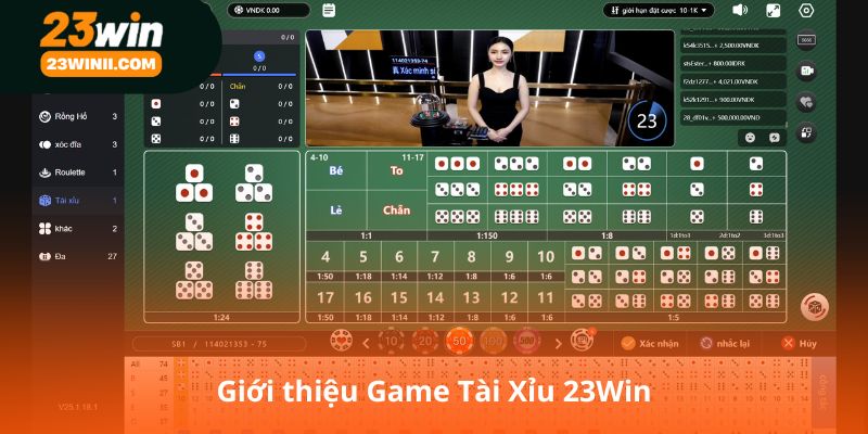 Giới thiệu Game Tài Xỉu 23Win