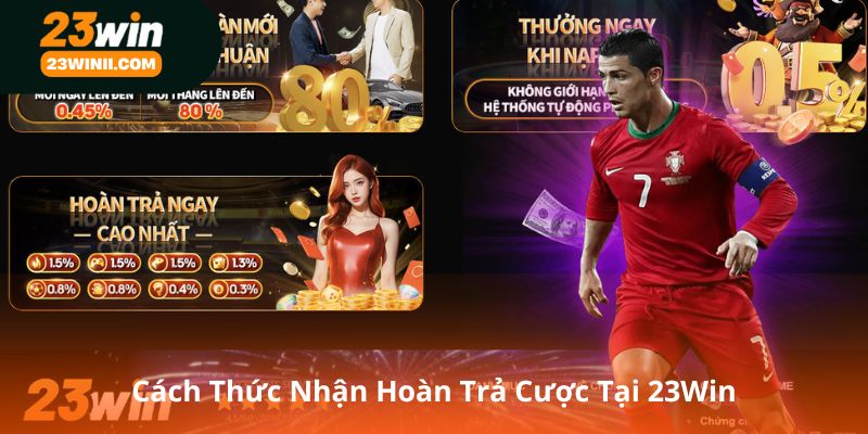 Cách Thức Nhận Hoàn Trả Cược Tại 23Win