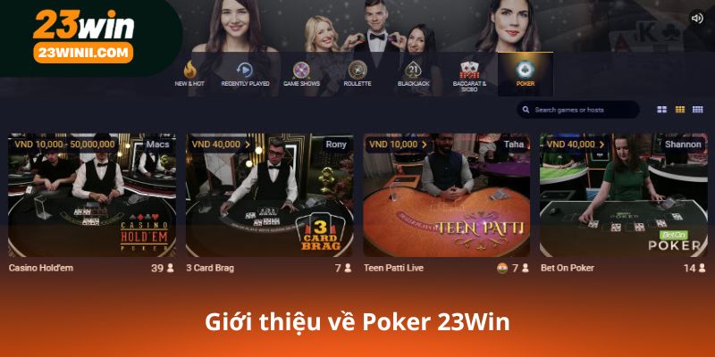 Giới thiệu về Poker 23Win