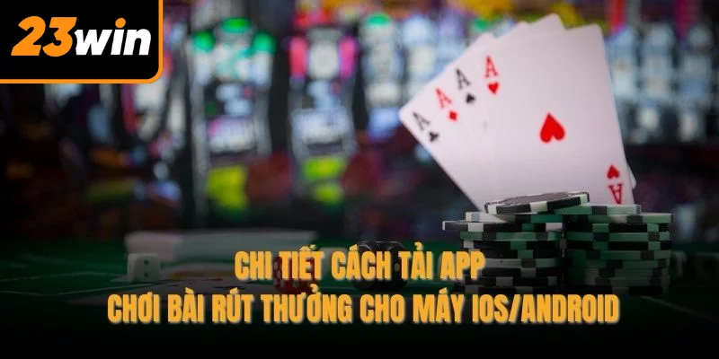 Chi tiết cách tải app chơi bài rút thưởng cho máy IOS/Android